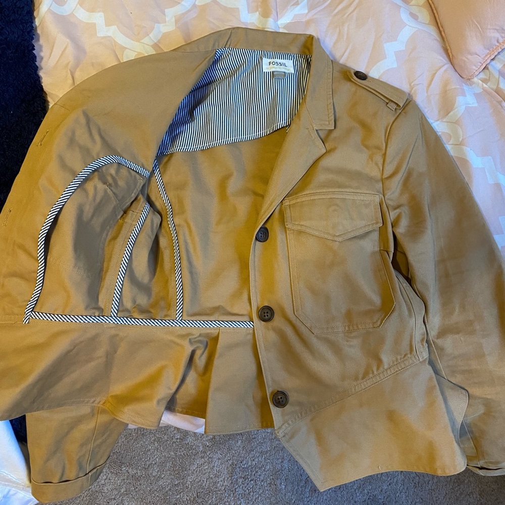 FOSSIL Peplum Jacket